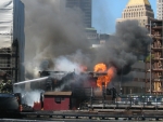 Fire at Boston Tea Party Museum